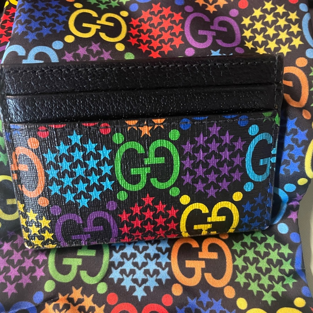 NEW Gucci Psychedelic Card Holder!